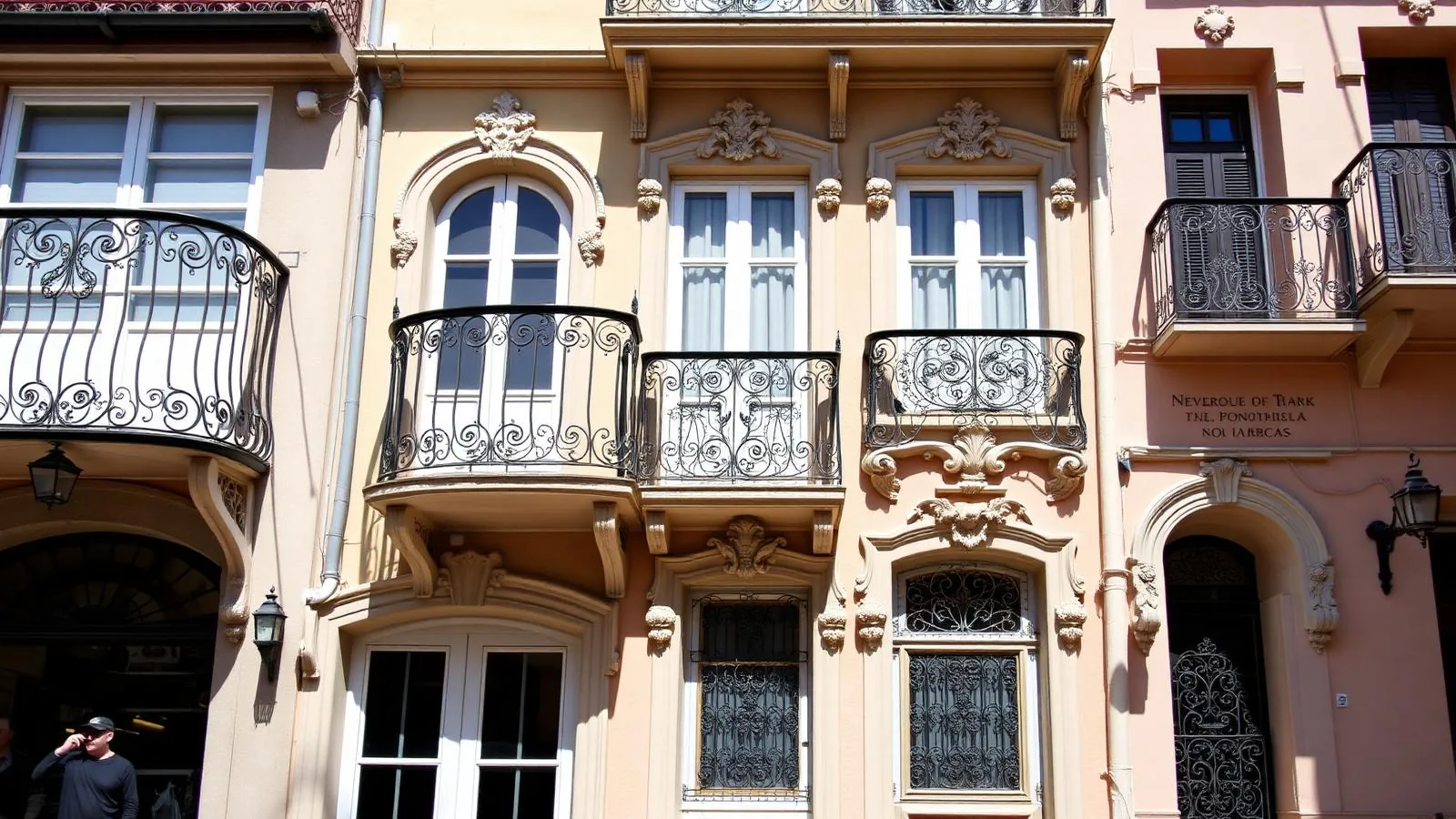 Jugendstil-Fassade des Museums Can Prunera in Sóller auf Mallorca.