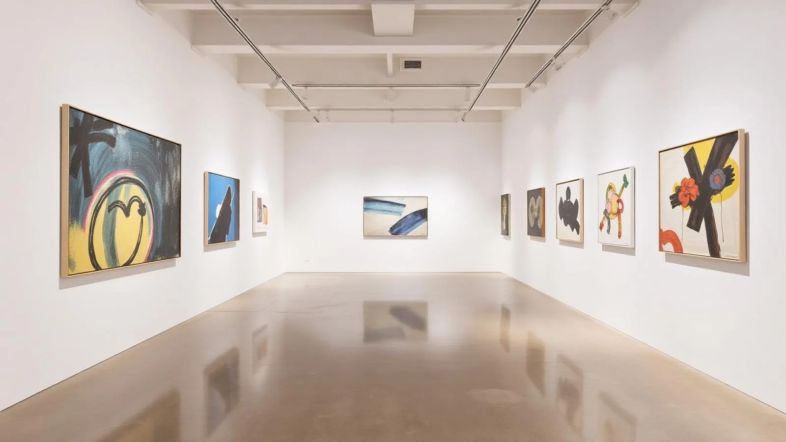 Ausstellungsraum der Gallery RED in Palma de Mallorca.