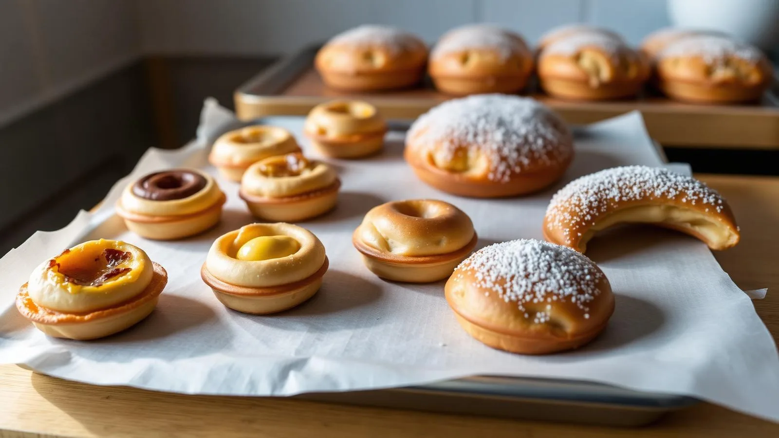 Panades und Rubiols, das herzhafte und süße Ostergebäck Mallorcas.